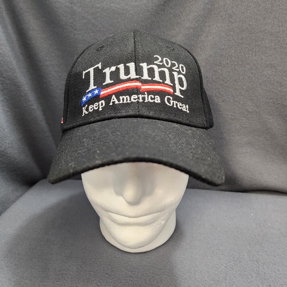 Trump 2020 Keep America Great Hat Black MAGA Adjustable Snapback USA Flag Cap